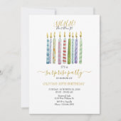 シーッ！止吹めろ！バースデー 招待状 (正面)