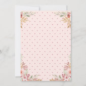 シーッ！驚いたよ | スクリプモダント誕生日 招待状 (裏面)