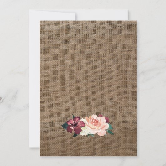 シーッ！驚きのパーティー、マイルストーン誕生日 招待状 (裏面)