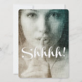 シーッ!Chicおもしろい驚ユニークきパーティー 招待状 (正面)