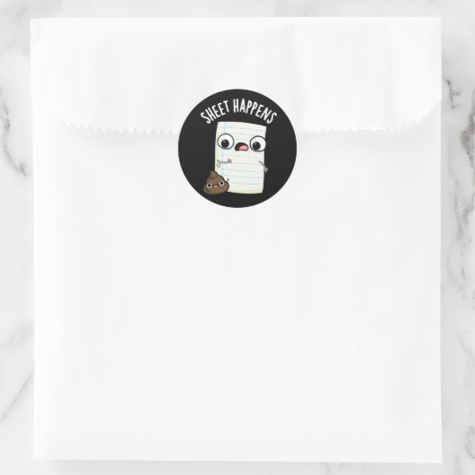 シーツおもしろい紙プンダークBG ラウンドシール (バッグ)