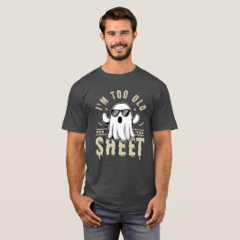 シーツなんて無理！おもしろハロウィンTシャツ Tシャツ