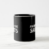 シーツに浸る ツートーンマグカップ (中央)