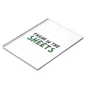 シーツのノートに浸る ノートブック (左側)