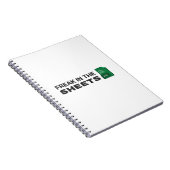 シーツのノートに浸る ノートブック (右側)