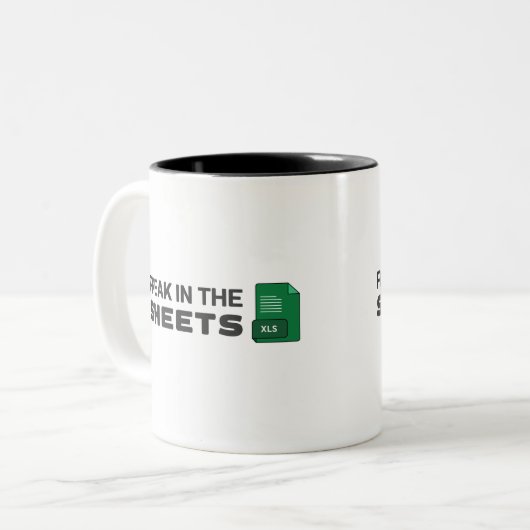 シーツの中でフリークツートーンコーヒーマグ ツートーンマグカップ (正面左)