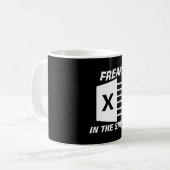 シーツの中で自由Excel MUG コーヒーマグカップ (正面左)