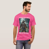 シーツの中の通りの動物のアルファA Tシャツ (正面フル)