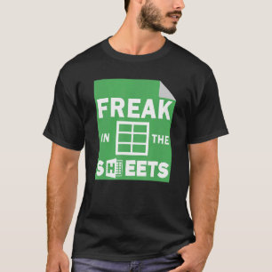 シーツの会計士の会計Excelに異常 Tシャツ