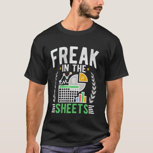 シーツの会計士のCPAアカおもしろいウントに迷う Tシャツ (正面)