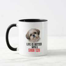シーツゥーがいると人生はもっと楽しい コーヒーマグ