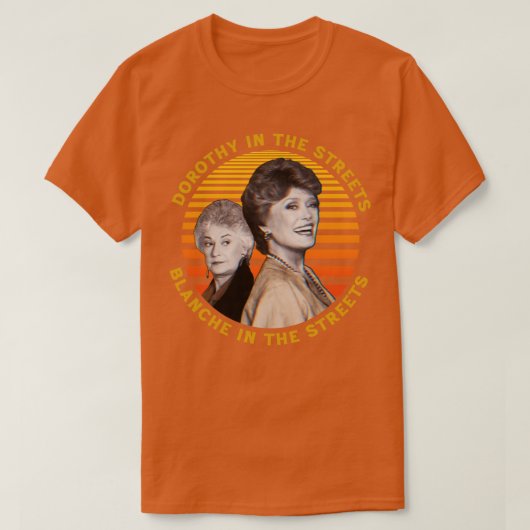 シーツグラフの通りの中のドロシー Tシャツ (デザイン正面)