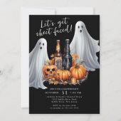 シーツフェイスハローウィンパーティ 招待状 (正面)