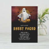 シーツフェイスハローウィンパーティ 招待状 (スタンド正面)