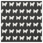 シーツー犬のシルエット ペット ファブリック (見本)