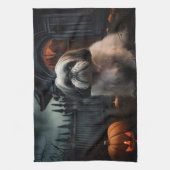 シーツー・ハロウィーン・ホラー キッチンタオル (縦)