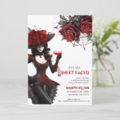 シーツ・フェイスフローラ大人ハローウィンパーティ 招待状 (スタンド正面)