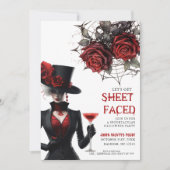 シーツ・フェイスフローラ大人ハローウィンパーティ 招待状 (正面)