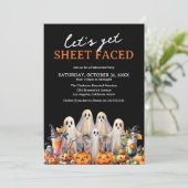 シーツ・フェイス大人ハローウィンパーティ 招待状 (スタンド正面)