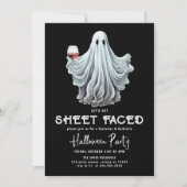 シーツ・フェイス大人ハローウィンパーティ 招待状 (正面)