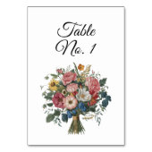 シーティンググエレガントラートレジェンシーコアリージェンシースタイル テーブルナンバー (裏面)