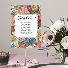 シーティンググエレガントラートレジェンシーコアリージェンシースタイル テーブルナンバー