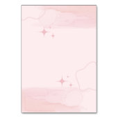 シーティンググラフウェスタン女性のカーボーイピンクブーツハット テーブルナンバー (裏面)