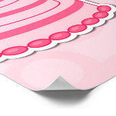 シーティンググラフポスター – ケーキデザイン ポスター (角)