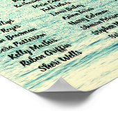 シーティンググラフポスター – シーガルデザイン ポスター (角)