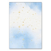 シーティングチャートベイリーボーホレインボーブルーバルーン テーブルナンバー (裏面)