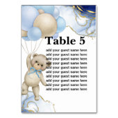 シーティングチャート我々は青いバルーンを待つことができる テーブルナンバー (正面)