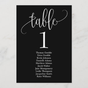 シーティングプランテーブルカードラブリー書道 招待状