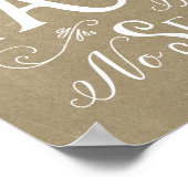 シーティングプラ結婚ンの看板なし ポスター (角)