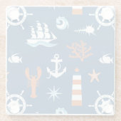 シーテーマパターン1 ガラスコースター (裏面)