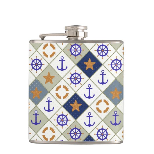 シーテーマパターン2 フラスク (正面)