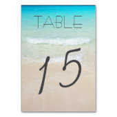 シーテー結婚したブル番号カードで テーブルナンバー (裏面)