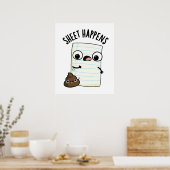 シートが発生おもしろいする紙 ポスター (キッチン)