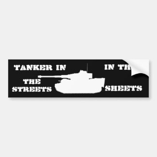 シートのステッカーの黒いトラ バンパーステッカー