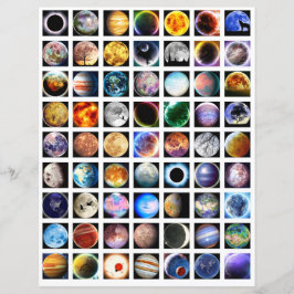 シートの外側スペースをコラージュするスクラップブック要素