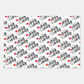 シートを包むのは大丈夫じゃない ラッピングペーパーシート (正面3)