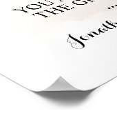 シートを選択する両側セレモニー秋ユーカリ ポスター (角)