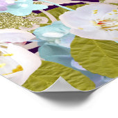 シートを選択 – プラムパープルと春フローラ ポスター (角)