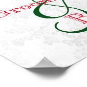 シートを選択 – 深いレッドローズ結婚ズ ポスター (角)