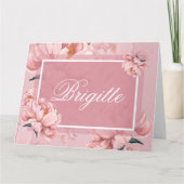 シートカード折り畳みグリーティングカード カード (正面)