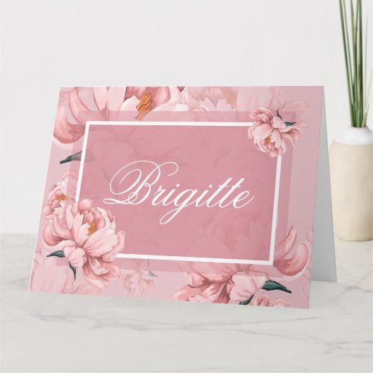 シートカード折り畳みグリーティングカード カード (正面)