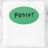 シートグリーン当たり4 楕円形シール (バッグ)