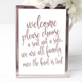 シートバラ金ゴールドグリッター8x10結婚の看板の選択 ポスター