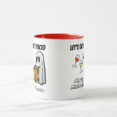 シートフェイス幽霊ハッピーハロー マグカップ (中央)