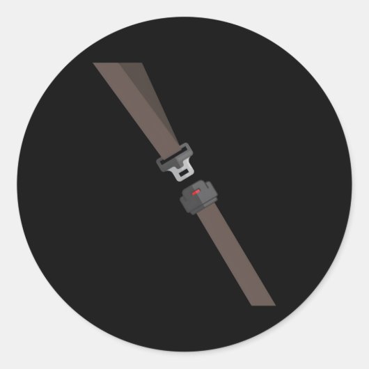 シートベルト偽シートベルト ラウンドシール (正面)