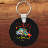 シートベルト全自閉症意識魔法スクールB キーホルダー (正面)